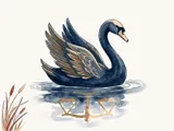 Startseite, Kopfbereich – Schwan mit gespiegelter Waage